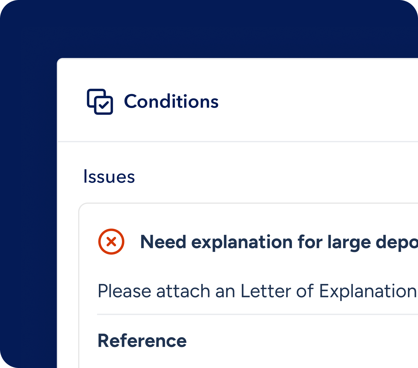 Conditions